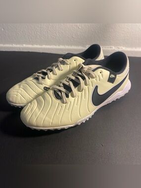 Nike Tiempo Turf Soccer Shoes  Cream & White Men’s Size 7 (DV4342-700)